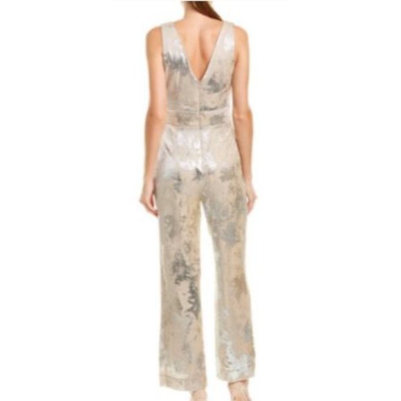 Tahari Asl‎ Metallic Jumpsuit - Picture 2 of 2